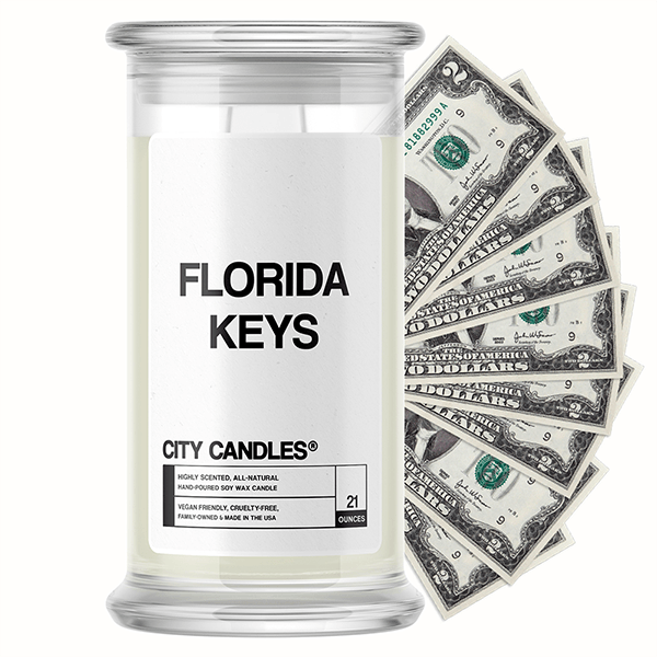 Florida Keys City Cash Candle