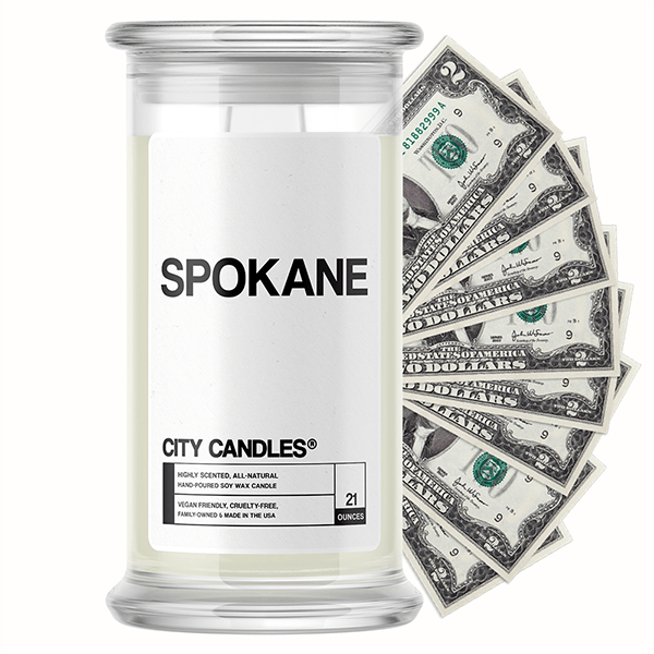 Spokane City Cash Candle