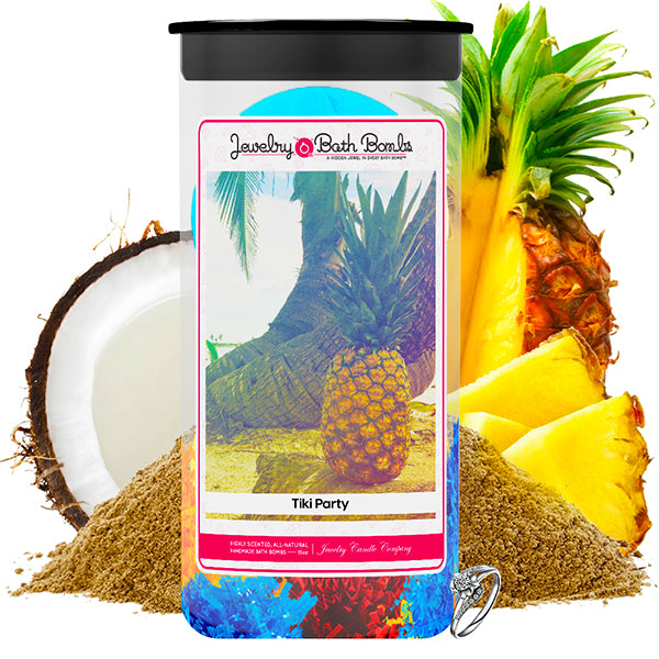 Tiki Party Jewelry Bath Bombs Twin Pack