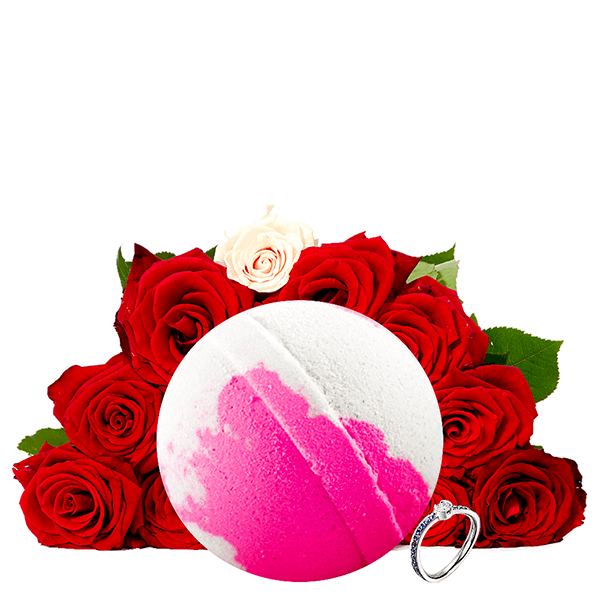 Fresh Cut Roses Ring Bath Bomb