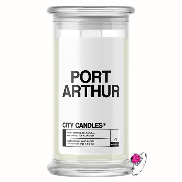 Port Arthur City Jewelry Candle