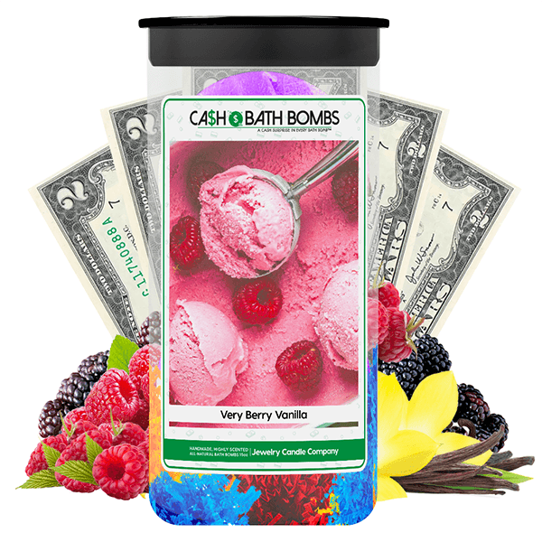 Very Berry Vanilla Cash Bath Bombs Twin Pack