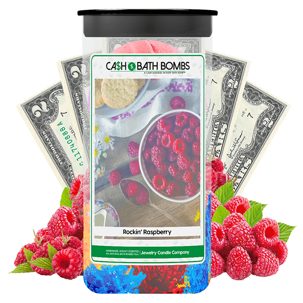 Rockin' Raspberry Cash Bath Bombs Twin Pack