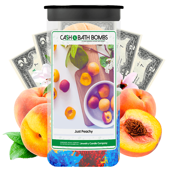 Just Peachy Cash Bath Bombs Twin Pack