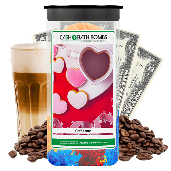 Café Latte Cash Bath Bombs Twin Pack