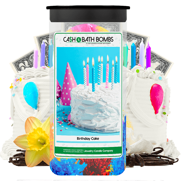 Birthday Cake Cash Bath Bombs Twin Pack