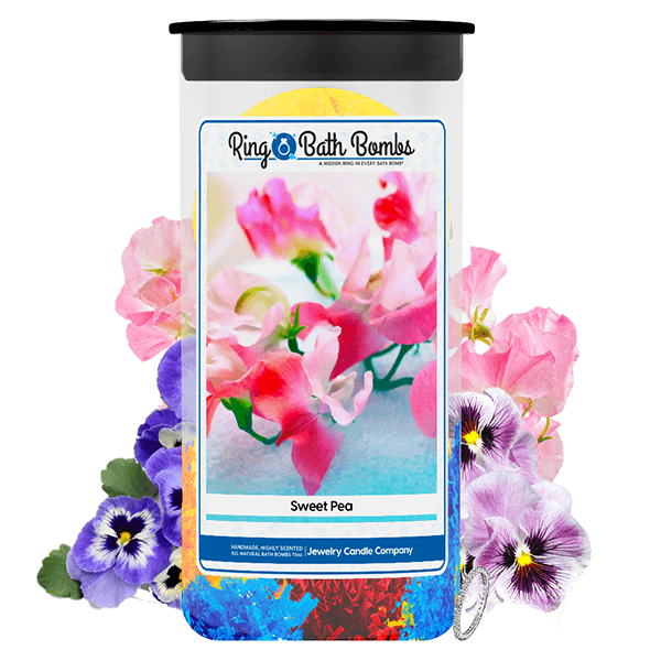 Sweet Pea Ring Bath Bombs Twin Pack