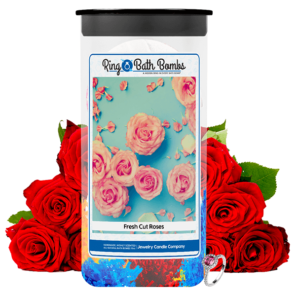 Fresh Cut Roses Ring Bath Bombs Twin Pack