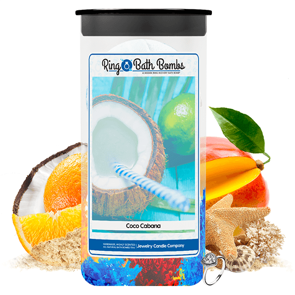 Coco Cabana Ring Bath Bombs Twin Pack