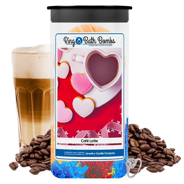 Café Latte Ring Bath Bombs Twin Pack