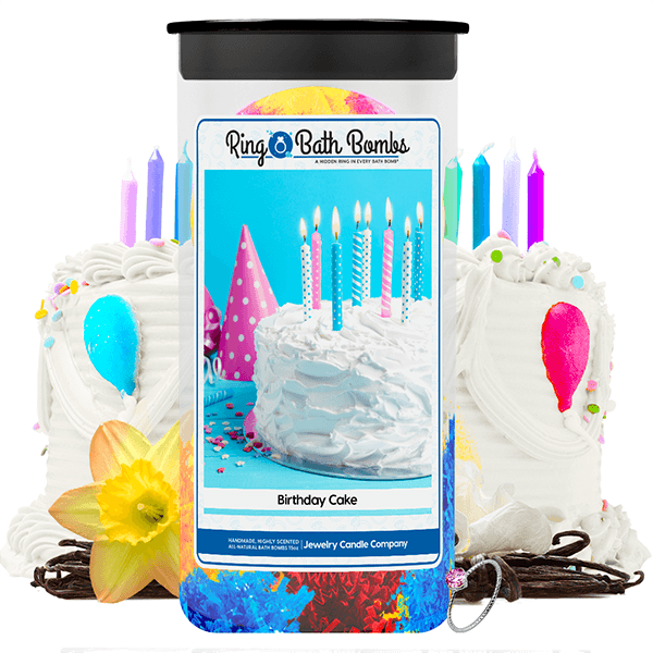 Birthday Cake Ring Bath Bombs Twin Pack