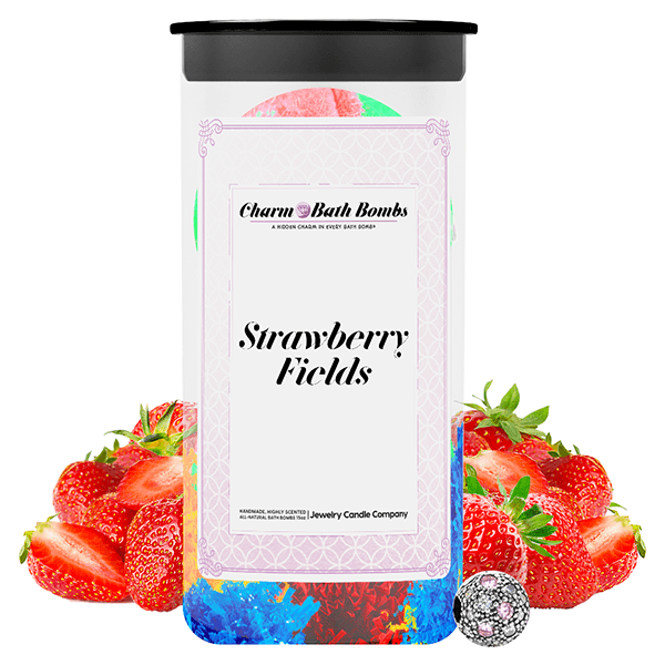 Strawberry Fields Charm Bath Bombs Twin Pack