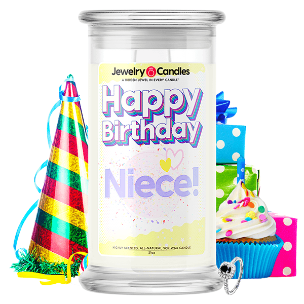 Happy Birthday Niece! Happy Birthday Jewelry Candle