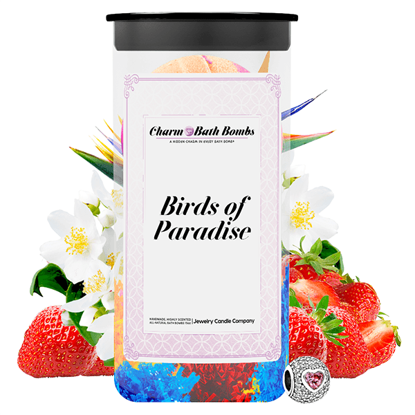 Birds of Paradise Charm Bath Bombs Twin Pack