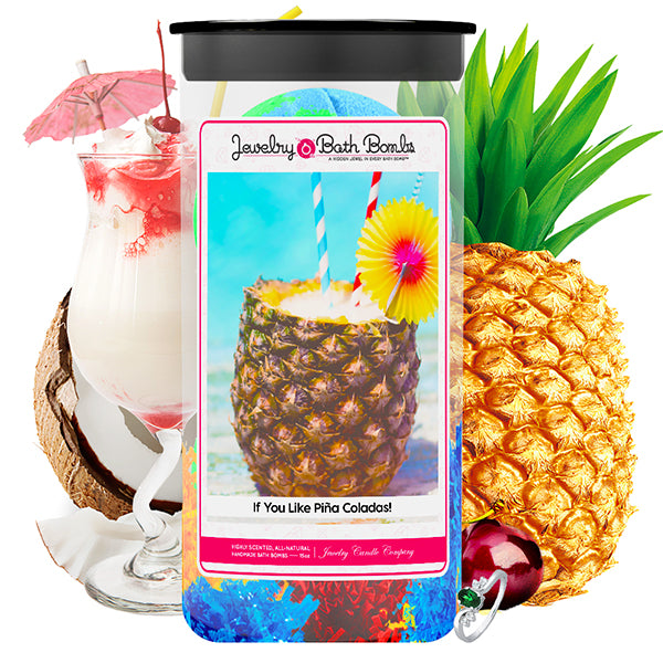 If You Like Piña Coladas! Jewelry Bath Bombs Twin Pack