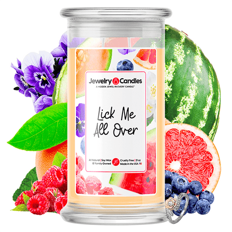 lick me all over jewelry candle