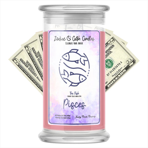 pisces zodiac cash candle