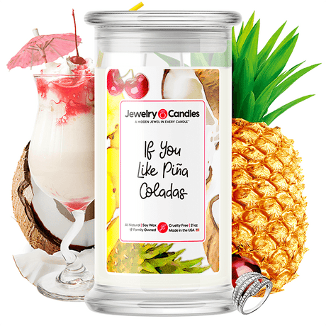 pina colada jewelry candle