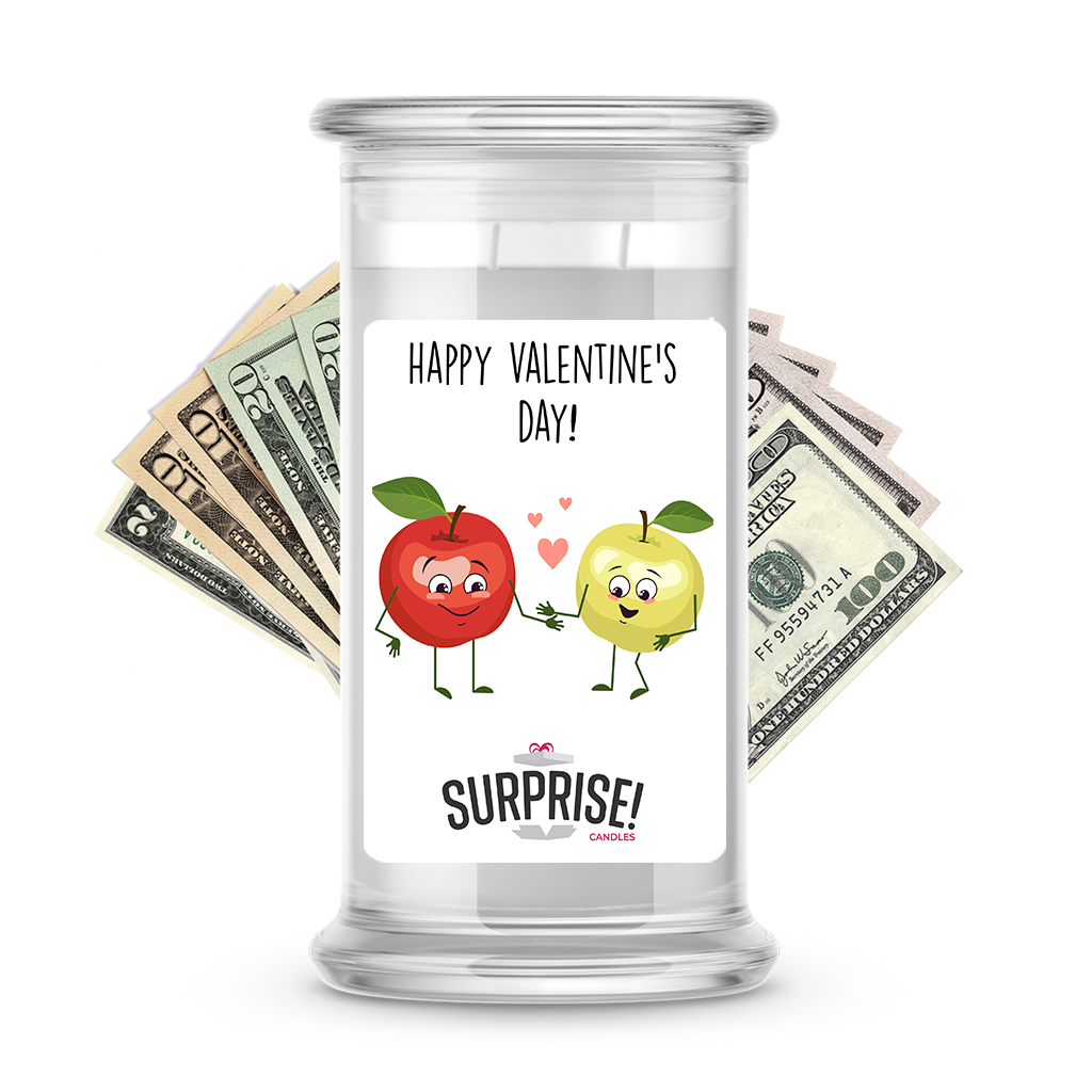 Happy Valentine's Day | Valentine's Day Surprise Cash Candles