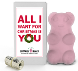 ALL I WANT FOR CHRISTMAS IS YOU CASH SURPRISE BEAR WAX MELTS